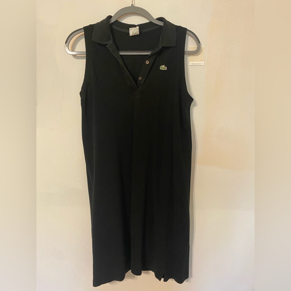 Lacoste Stretch Cotton Piqué Polo Dress